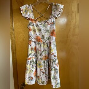 Lottie and Holly Pink Floral Dress Size Small NWT